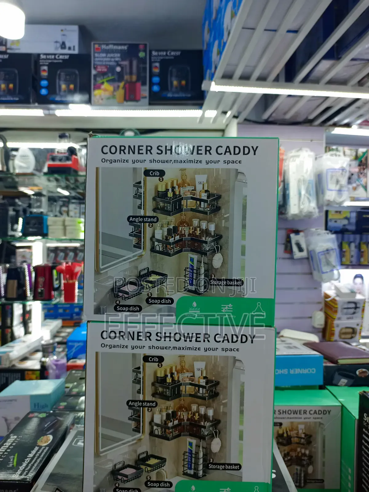 5 in 1 Bathroom/Kitchen Corner Rack Organiser