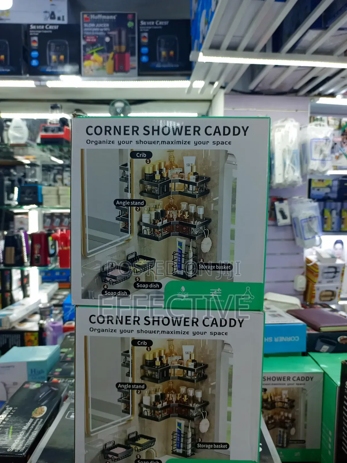 5 in 1 Bathroom/Kitchen Corner Rack Organiser