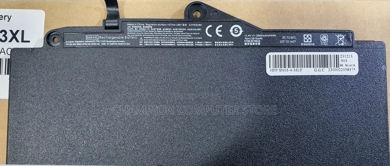 Hp Sn03xl for Elitebook 820/725 G3 G4 828 G4 Serie St03xl Sn03044xl