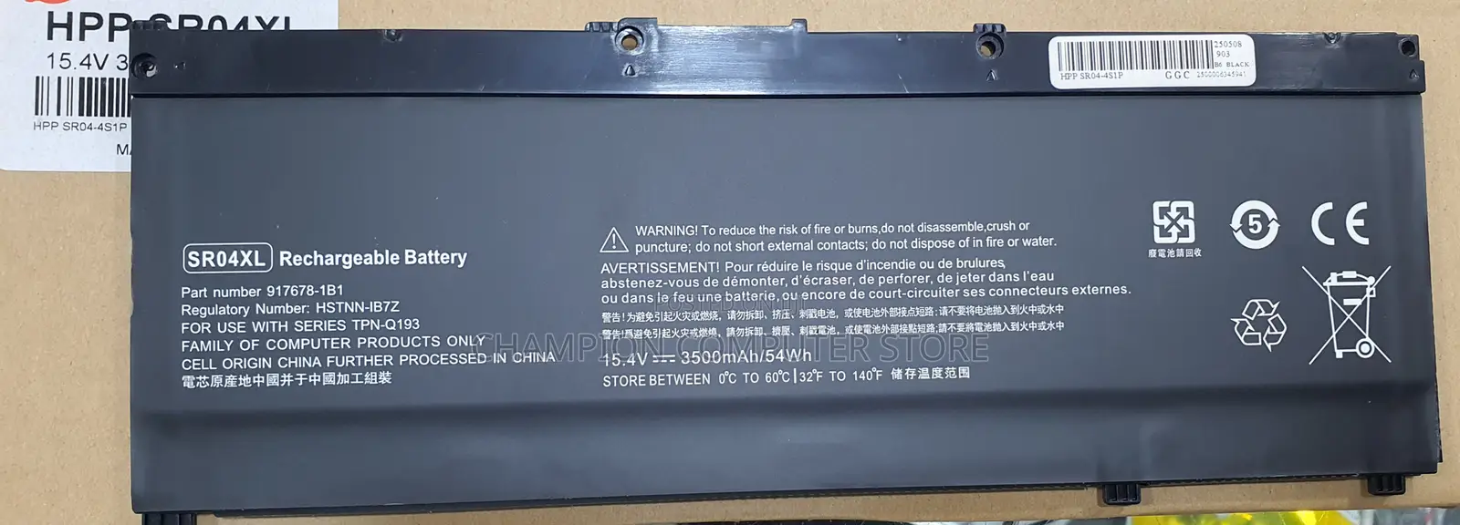 Hp Sr04xl Sr03xl 917724-855 for Hp Omen 15 Hp Pavilion 15