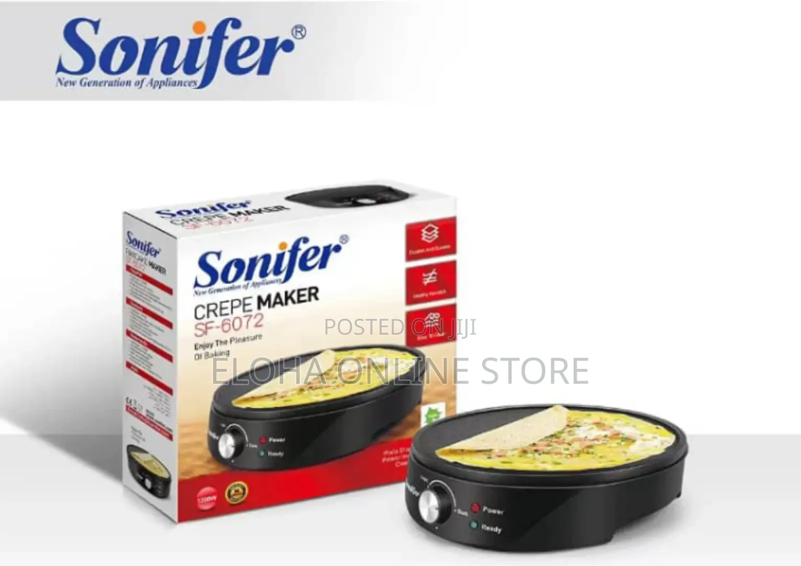 Sonifer Crepe Maker, Model Sf-6072.