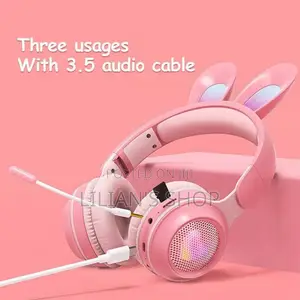Rabbit Ear Wireless Headphones – Luminous Fun With Adjustable