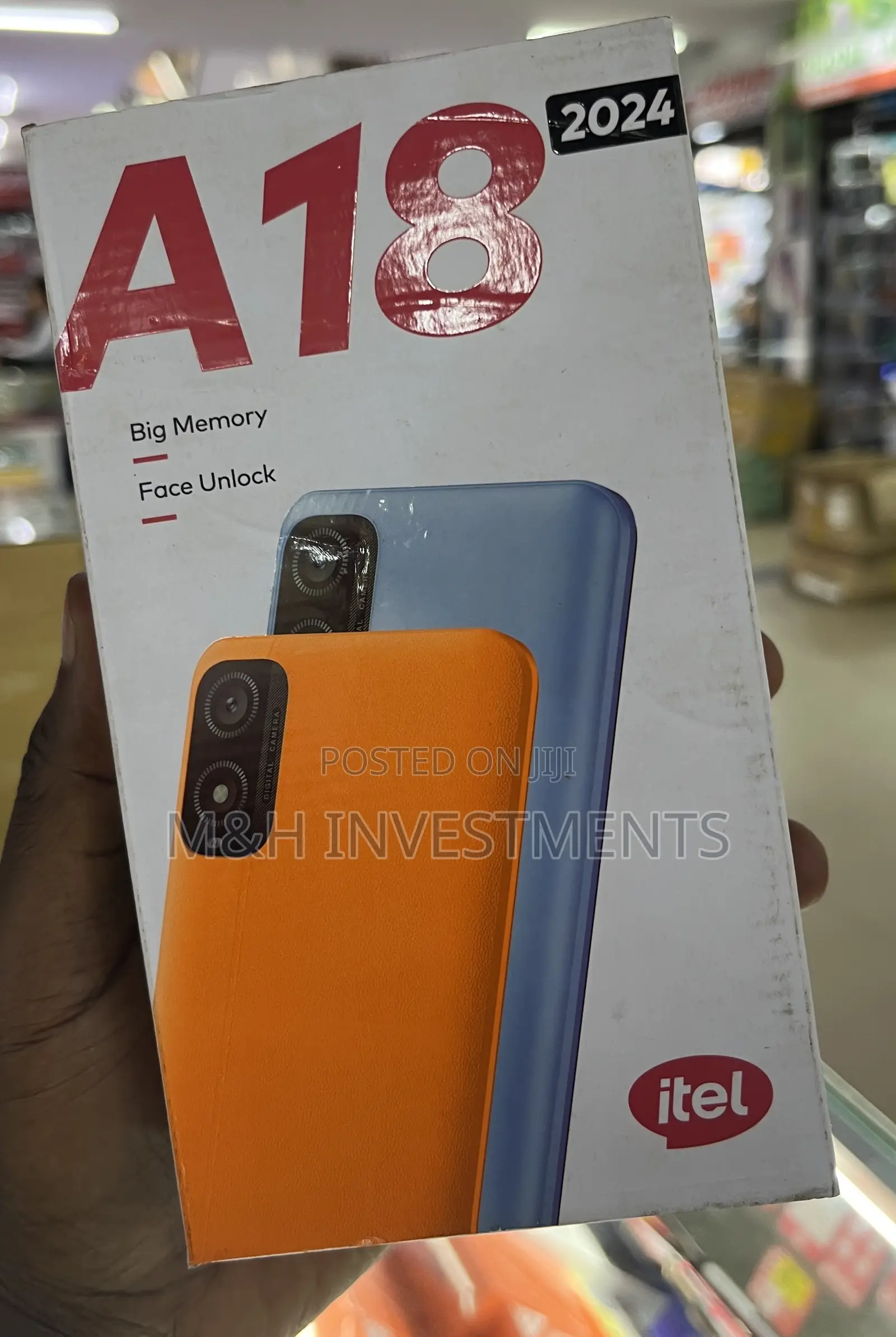 New Itel A18 32 GB Black