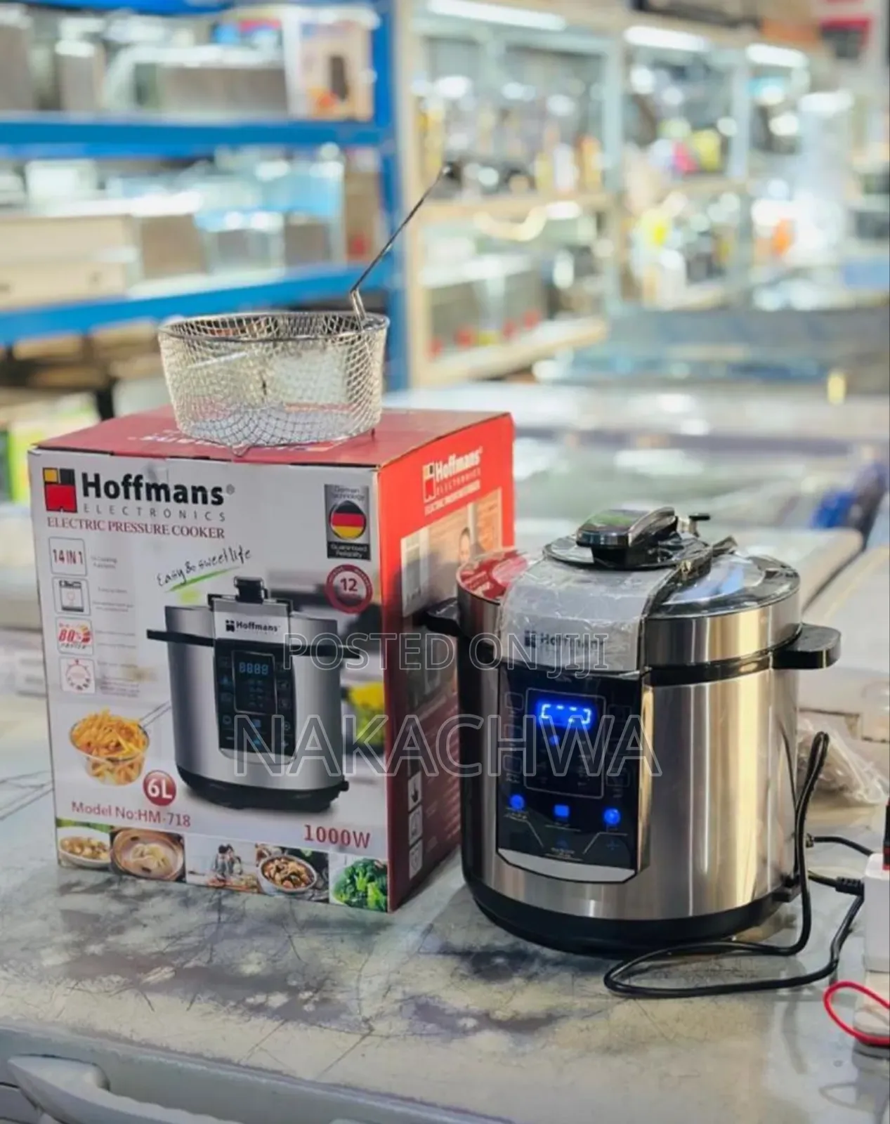 Its an Electric Pressure Cooker of 6litres