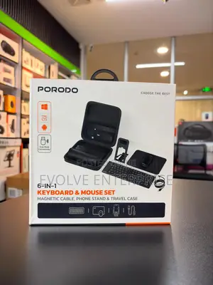 Porodo 6-in-1 Keyboard Mouse Set