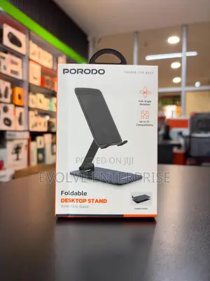 Porodo Foldable Desktop Stand With Anti-Slip Base
