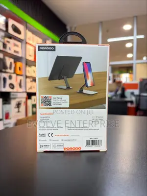Porodo Foldable Desktop Stand With Anti-Slip Base