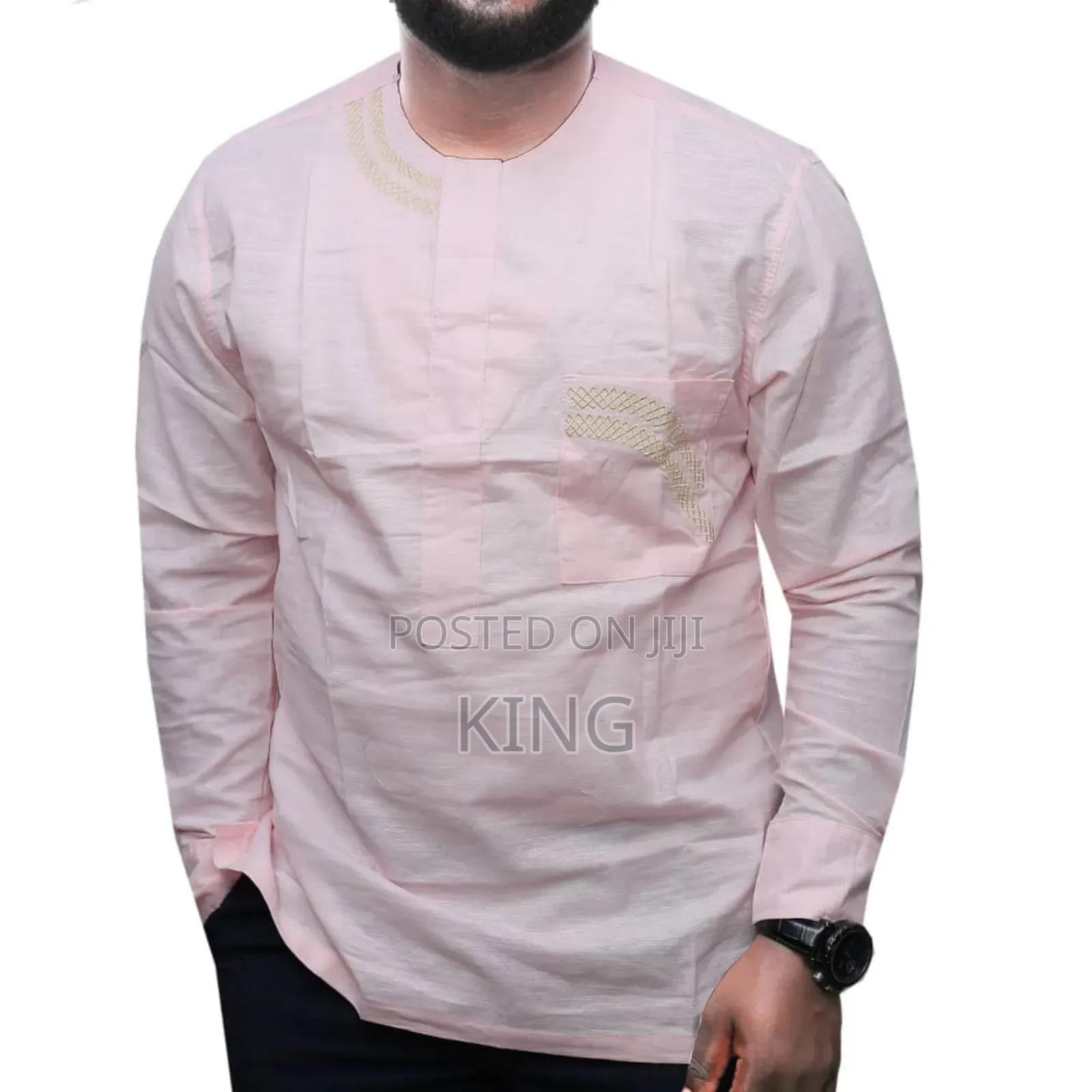 Trim Linen Kitengi Shirts