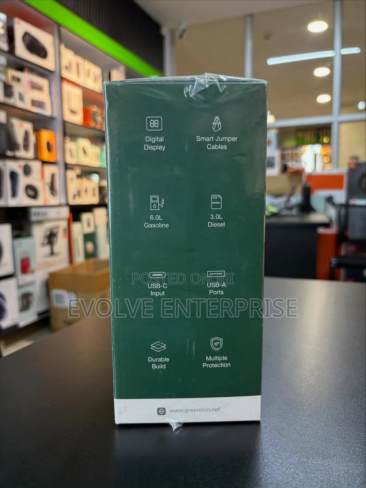 Green Lion Flex Power Jumper and Power Bank 10000mah