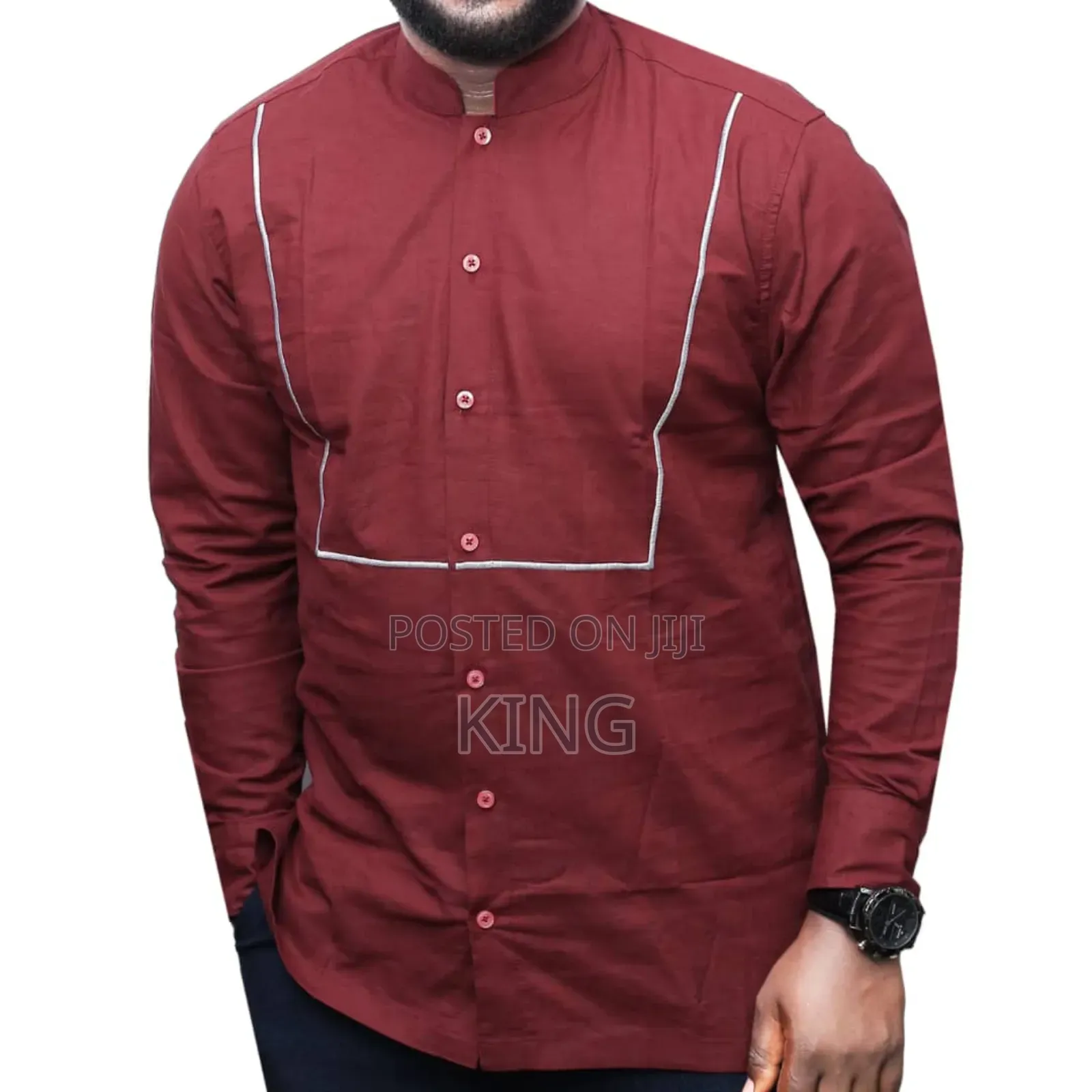 Snappy Linen Kitengi Shirts