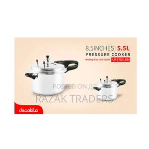 Decakila Kmer018m Aluminum Pressure Cooker 5.5l