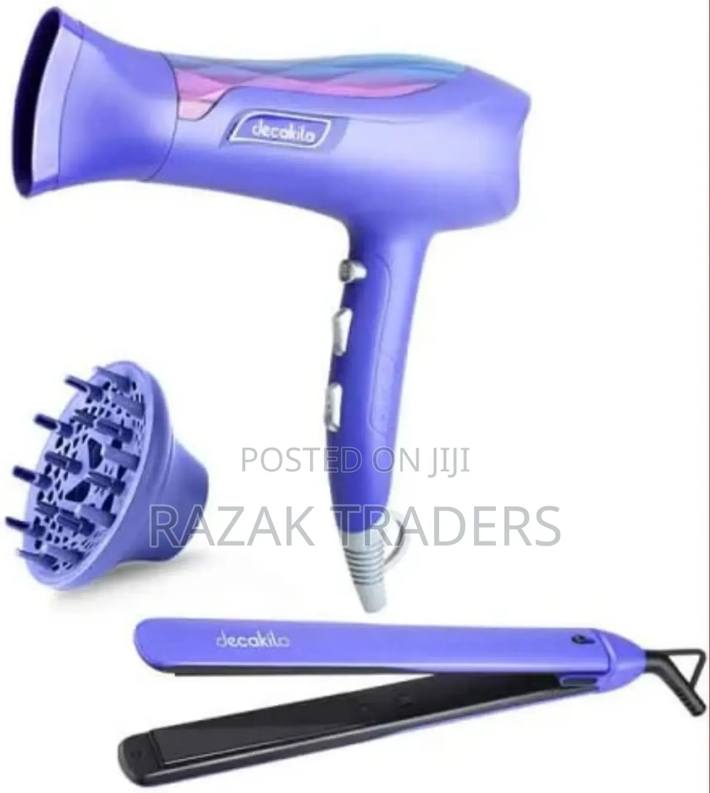 Decakila Hair Styler Set Kehs041z | 2200w, 200 Degrees, Hair Dryer