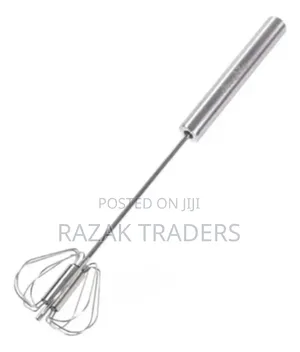 Semi-Automatic Manual Balloon Whisk Stainless Steel X3