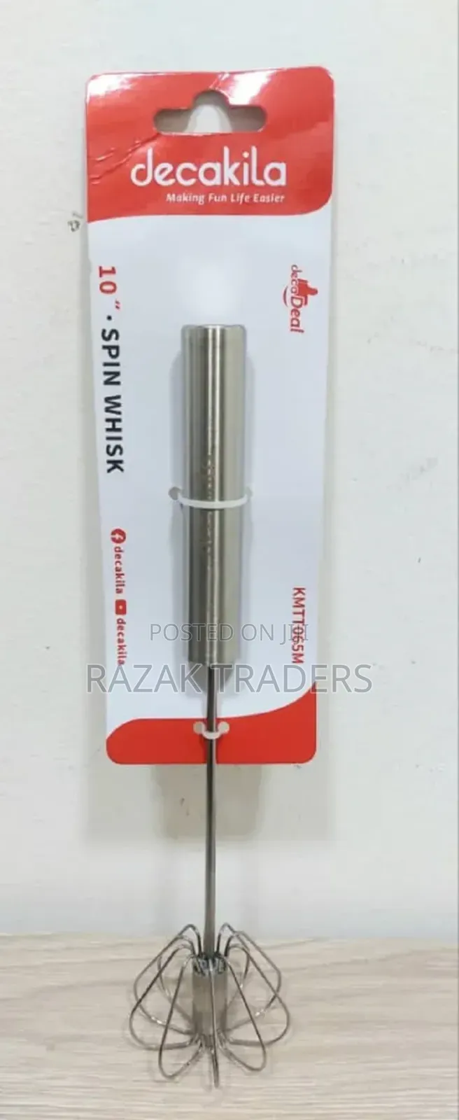 Semi-Automatic Manual Balloon Whisk Stainless Steel X3