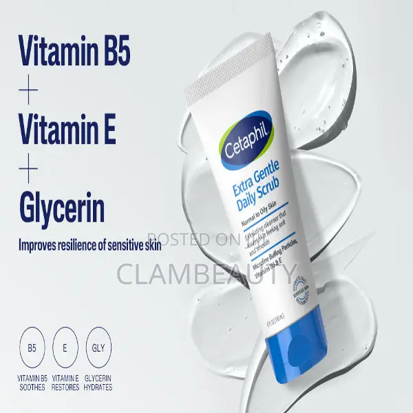 Cetaphil Extra Gentle Daily Scrub.