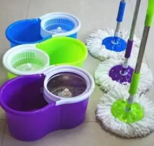 Portable Spin Mops and Bucket