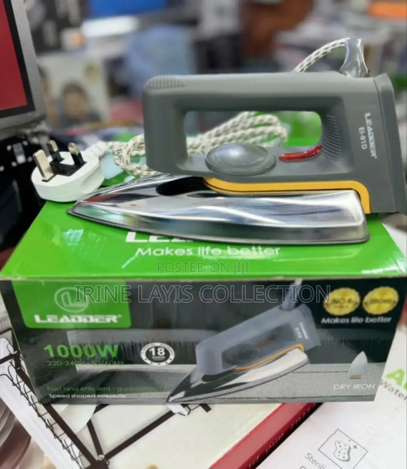 Leader Dry Non Stick Dry Iron