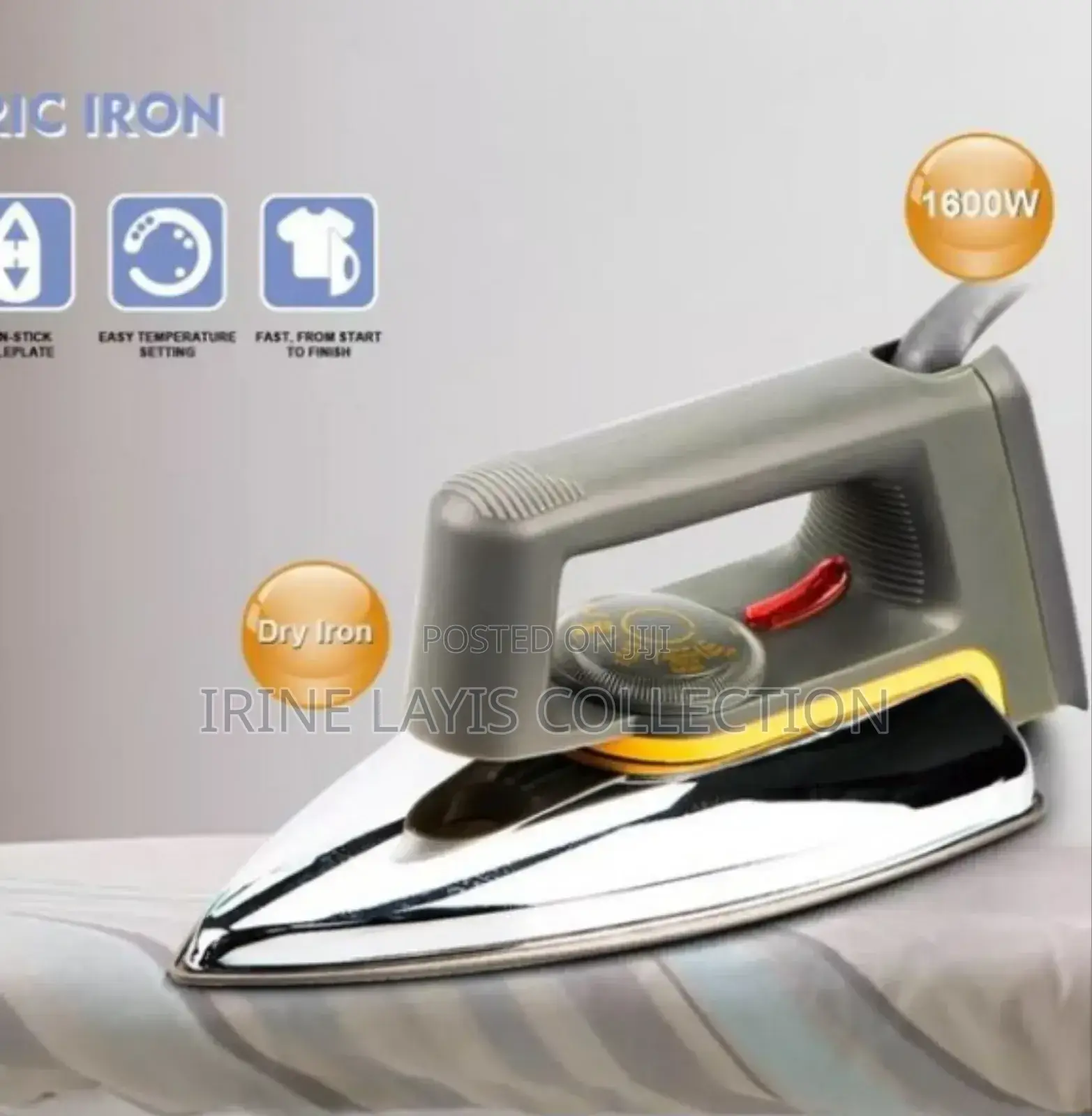 Leader Dry Non Stick Dry Iron