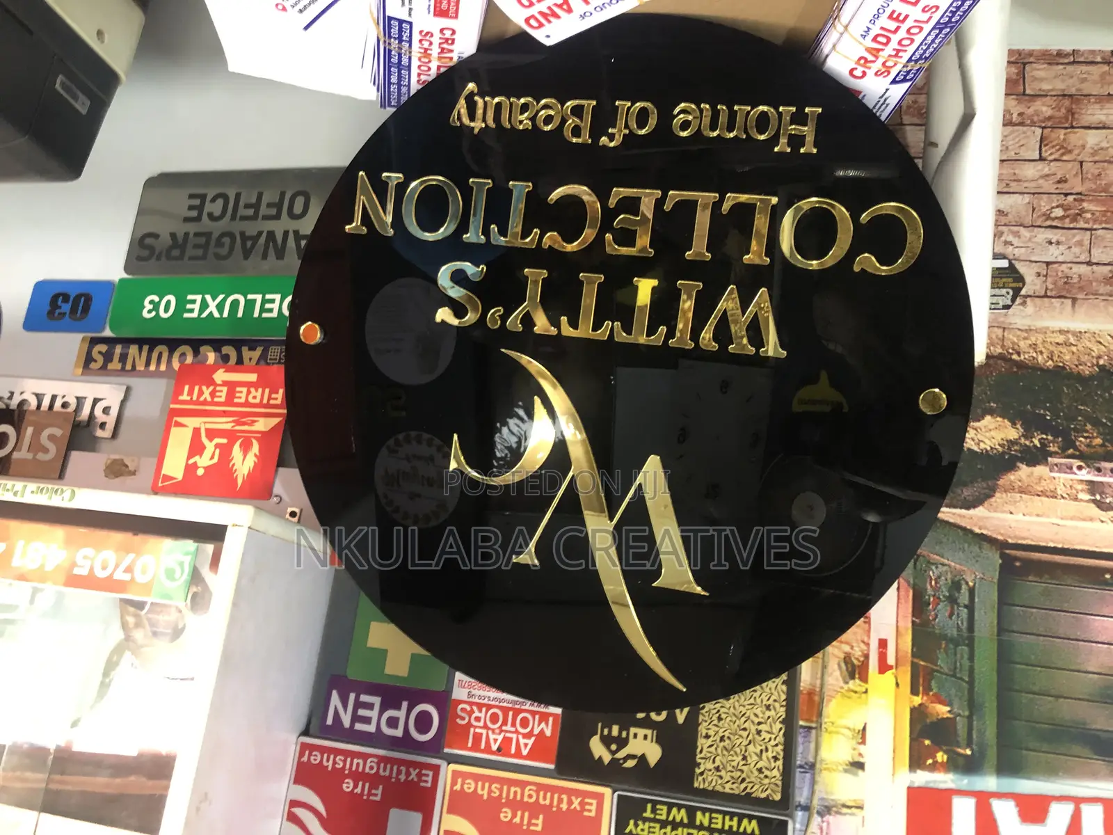 Indoor Wall Logo Signs
