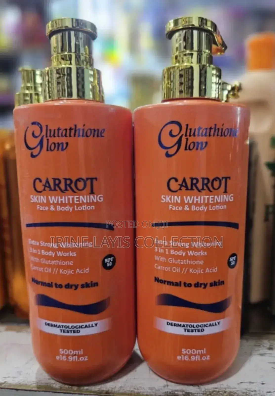 Glutathione Glow Carrot Extra Whitening Lotion