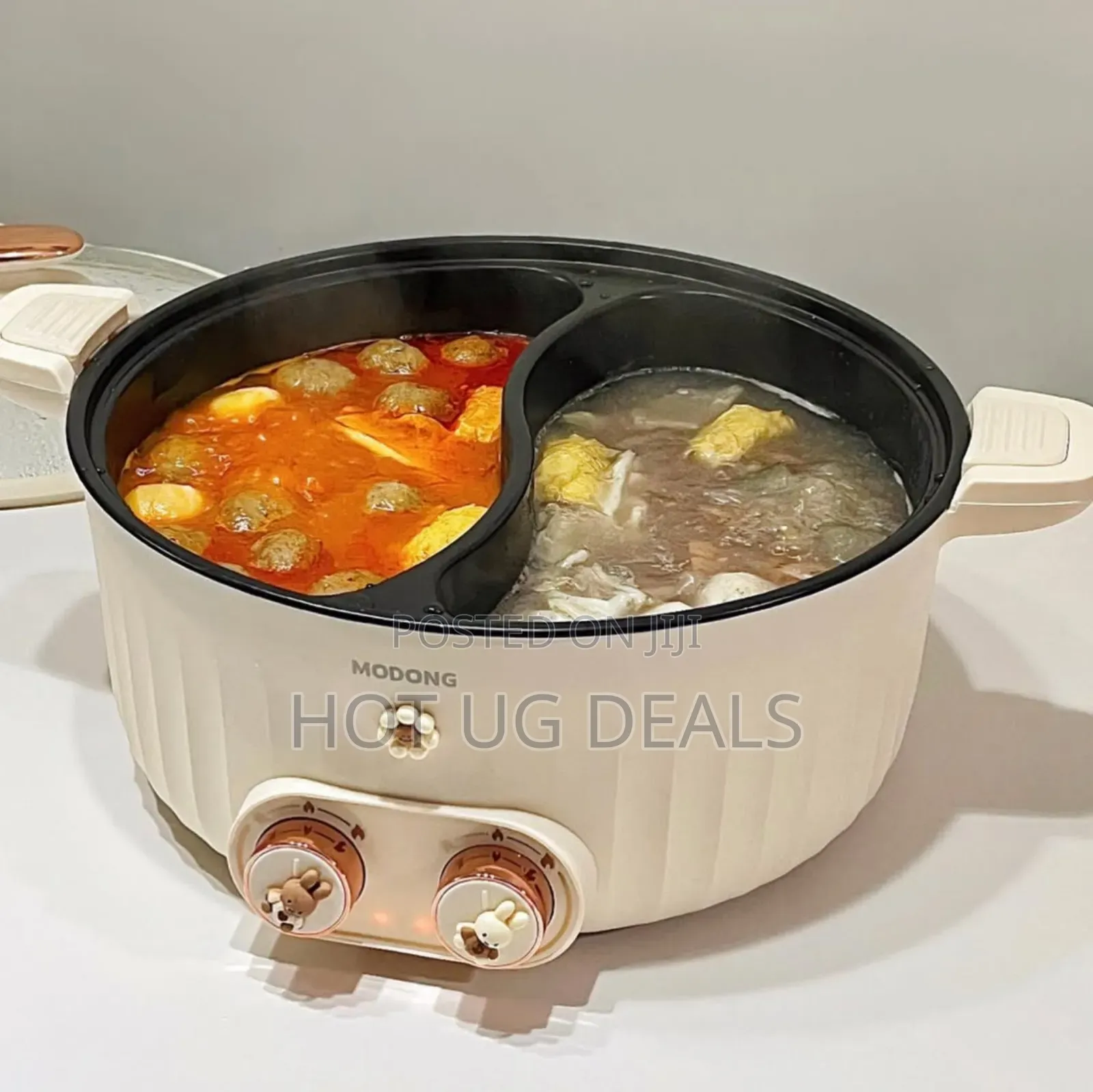 Electric Cooking Pot Partitioned Cooker Multicooker