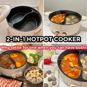 Electric Cooking Pot Partitioned Cooker Multicooker