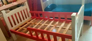 White and Pink Babies Bed