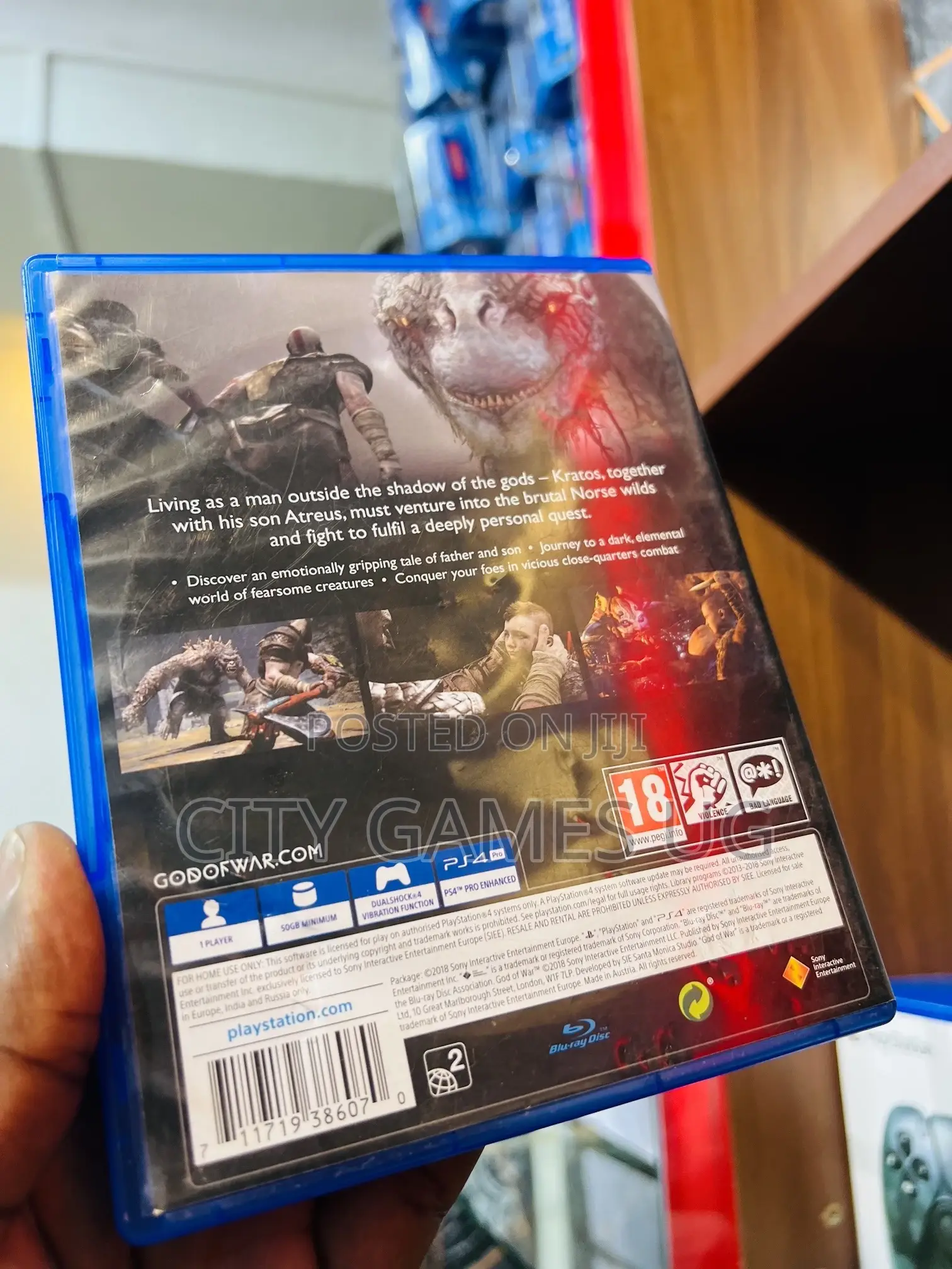 Playstation 4 Ps4 Game God of War