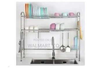Dish Drying Rack Over the Sink Stainless Steel 2 Tier Dish Rack