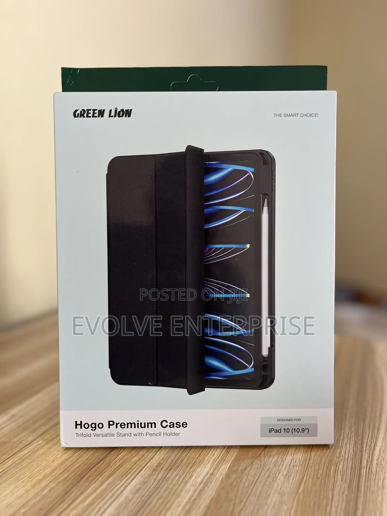 Green Lion iPad 10th Gen Flip Cover