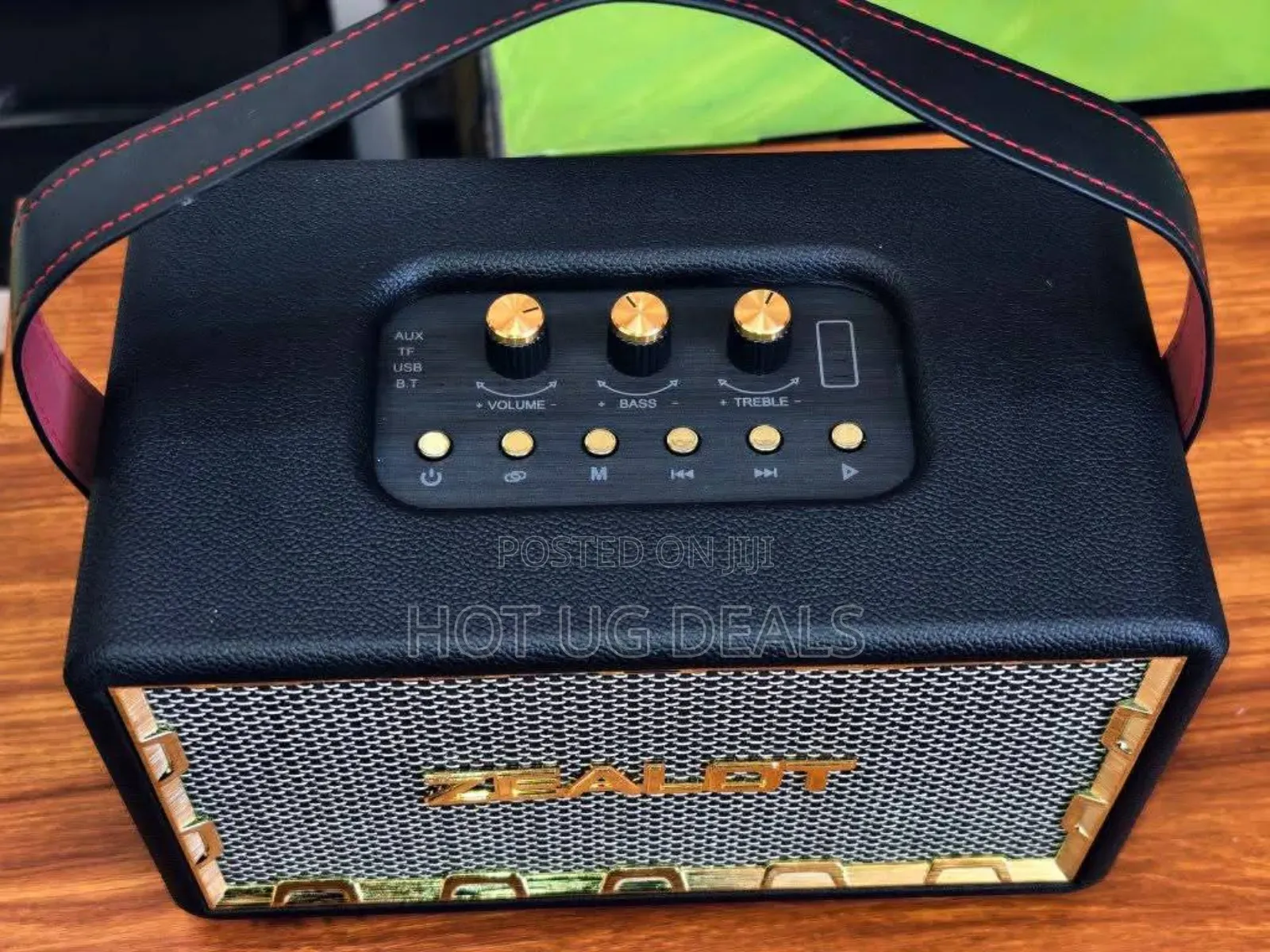 Zealot Mt01 Retro Card Portable Wireless Bluetooth Speaker Black