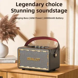 Zealot Mt01 Retro Card Portable Wireless Bluetooth Speaker Black