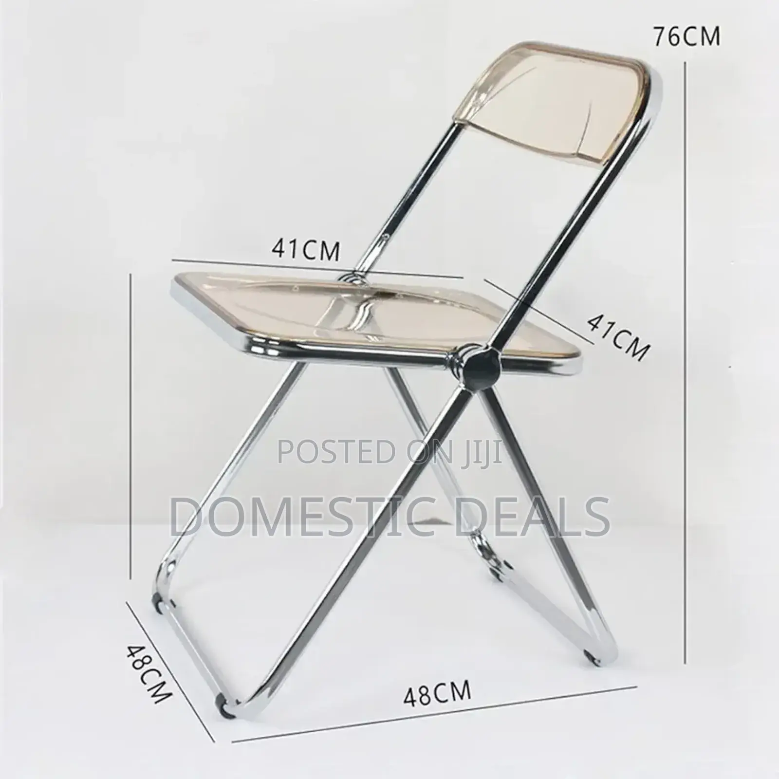 1pc Acrylic Folding Chair