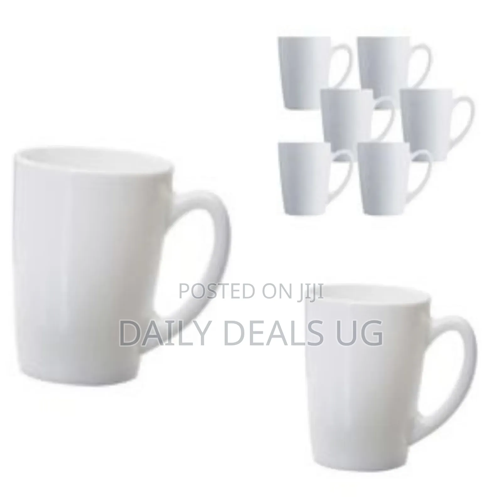 Luminarc 6 Pieces of Luminarc Tea Coffee Mug Cups-White