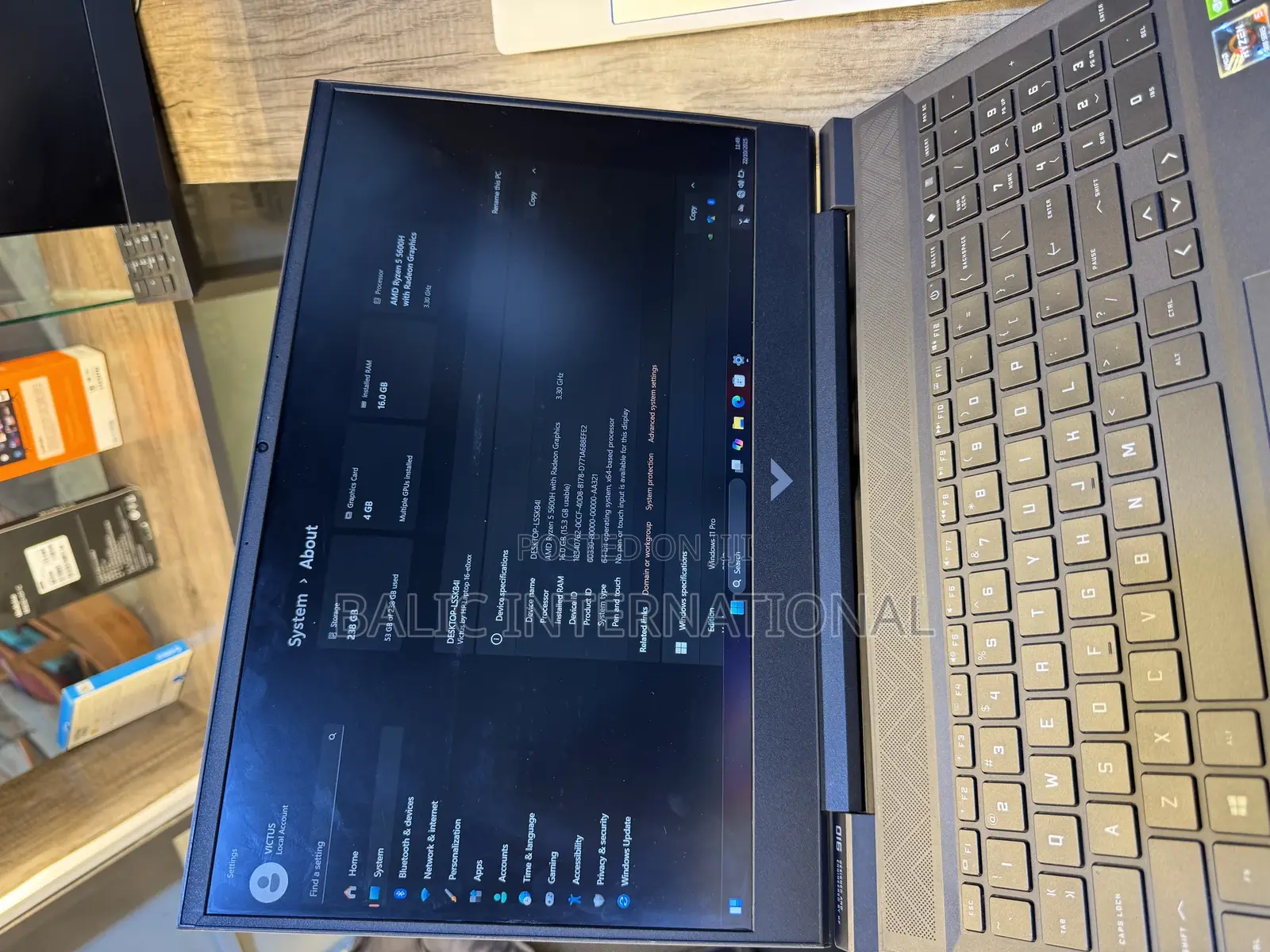 Laptop HP Victus 15 24GB AMD Ryzen 5 SSD 1T