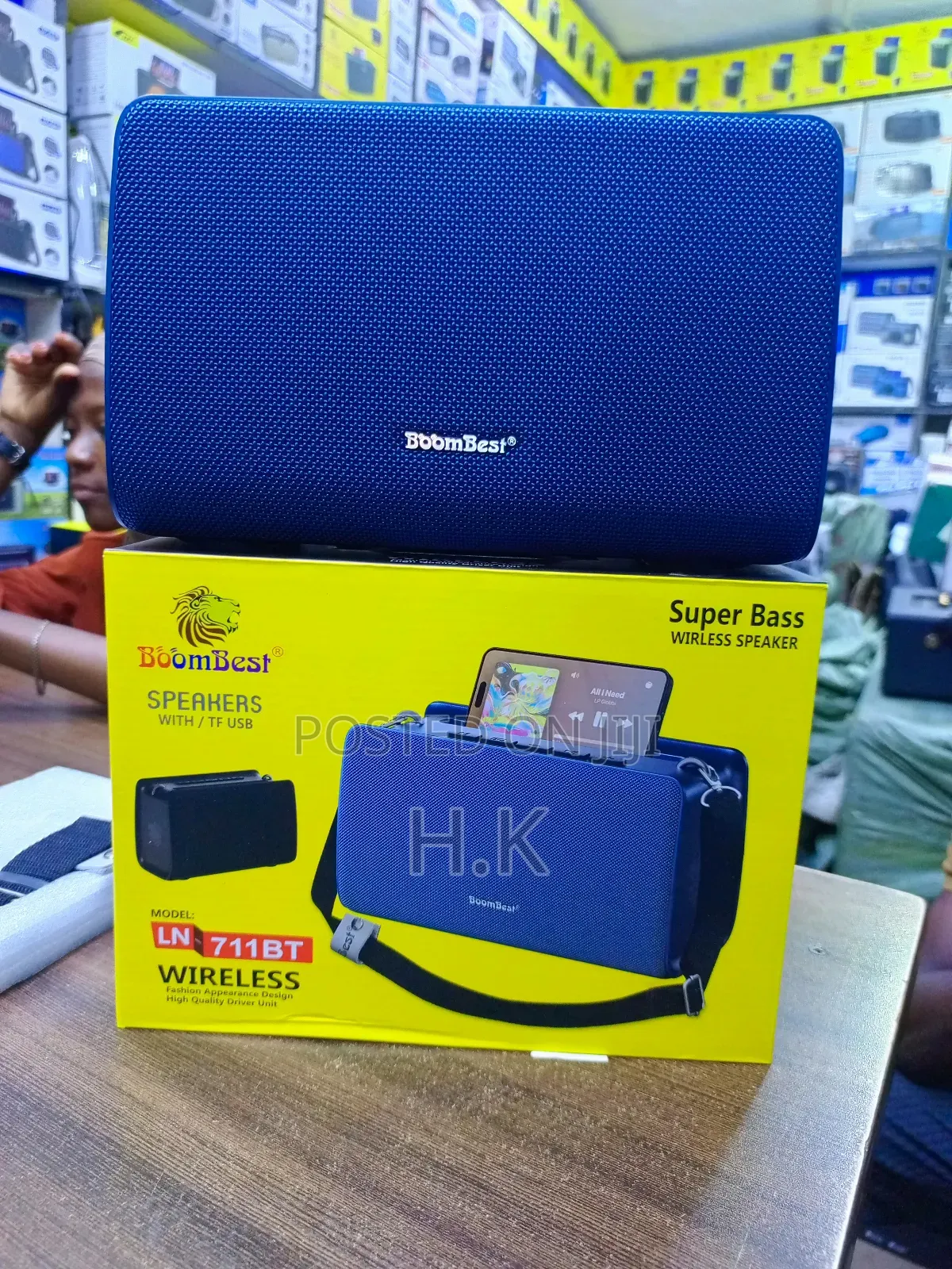 Boombest Ln-711 Portable High Quality Bass Wireless Bluetooth Speaker