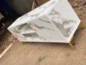 Tv Stand Gold Stand Mable White