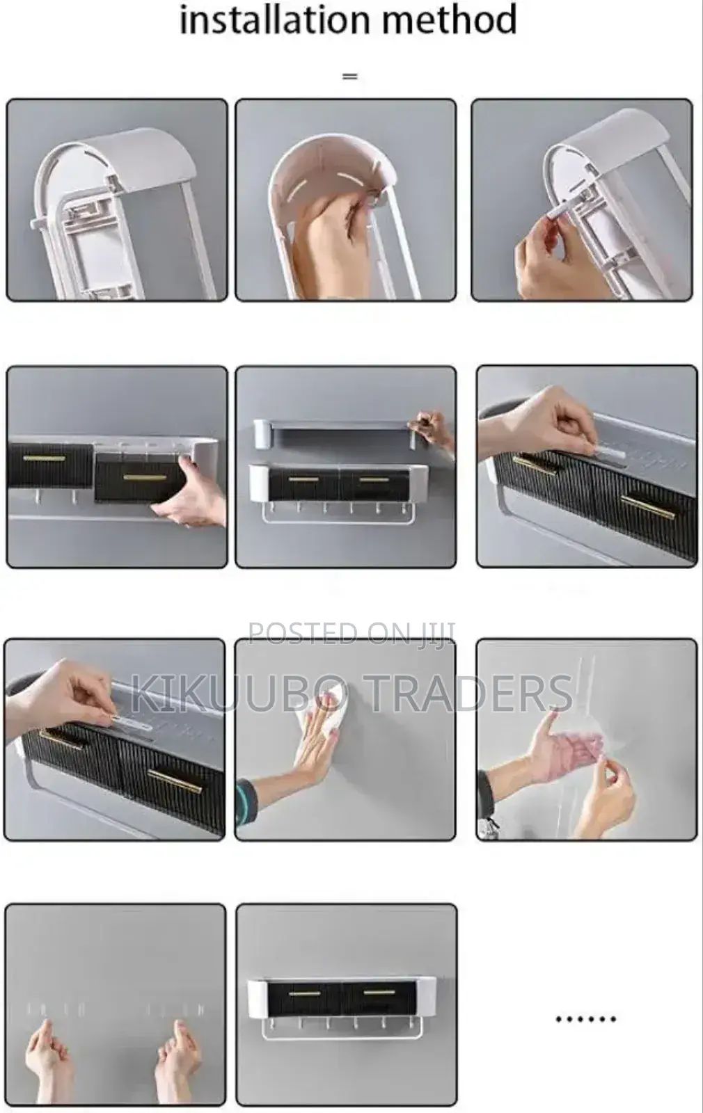 Wall Mounted Storage Shelf / Multifunction Holder