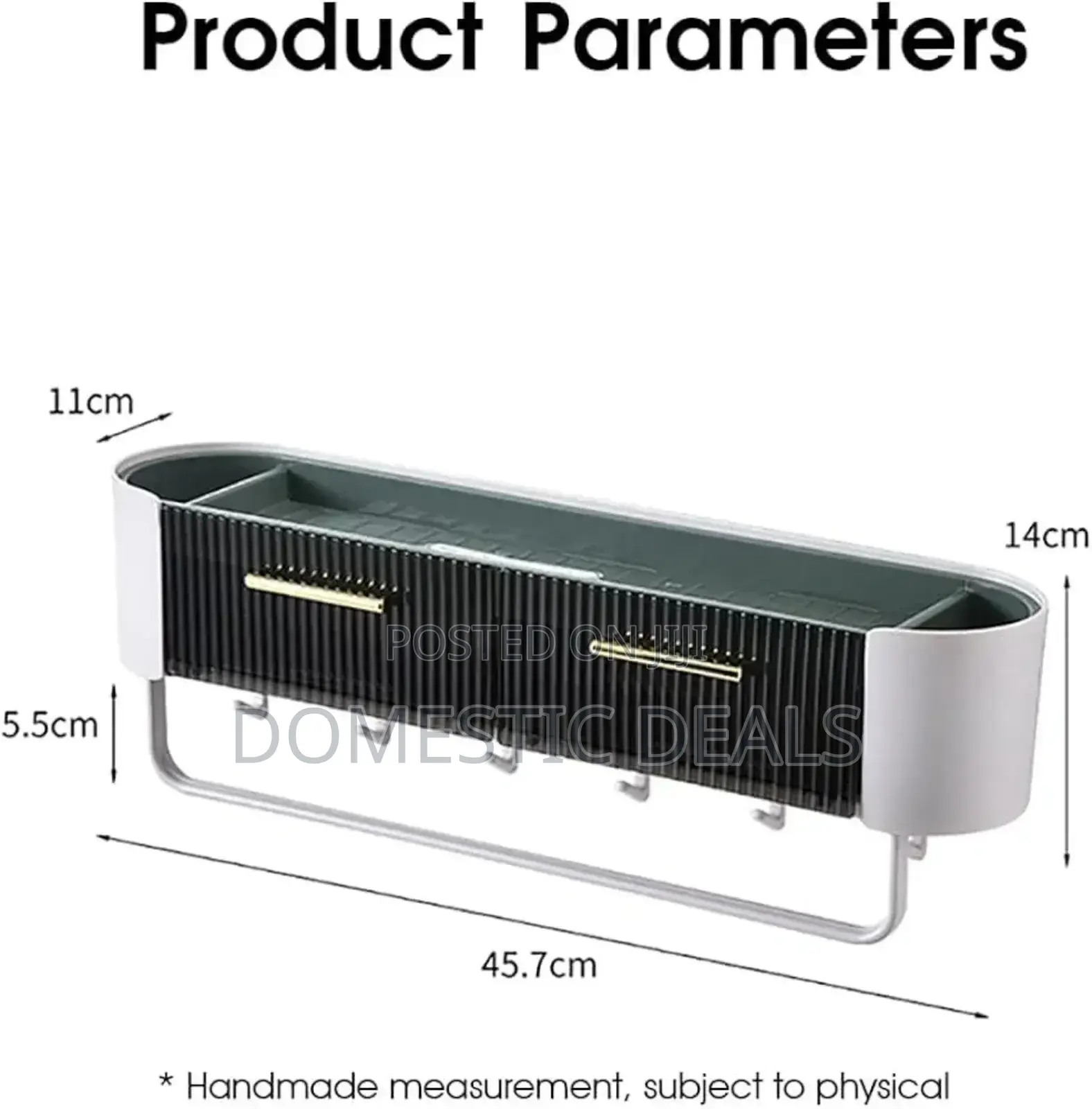 Multifunction Wall Mount Storage Shelf / Holder
