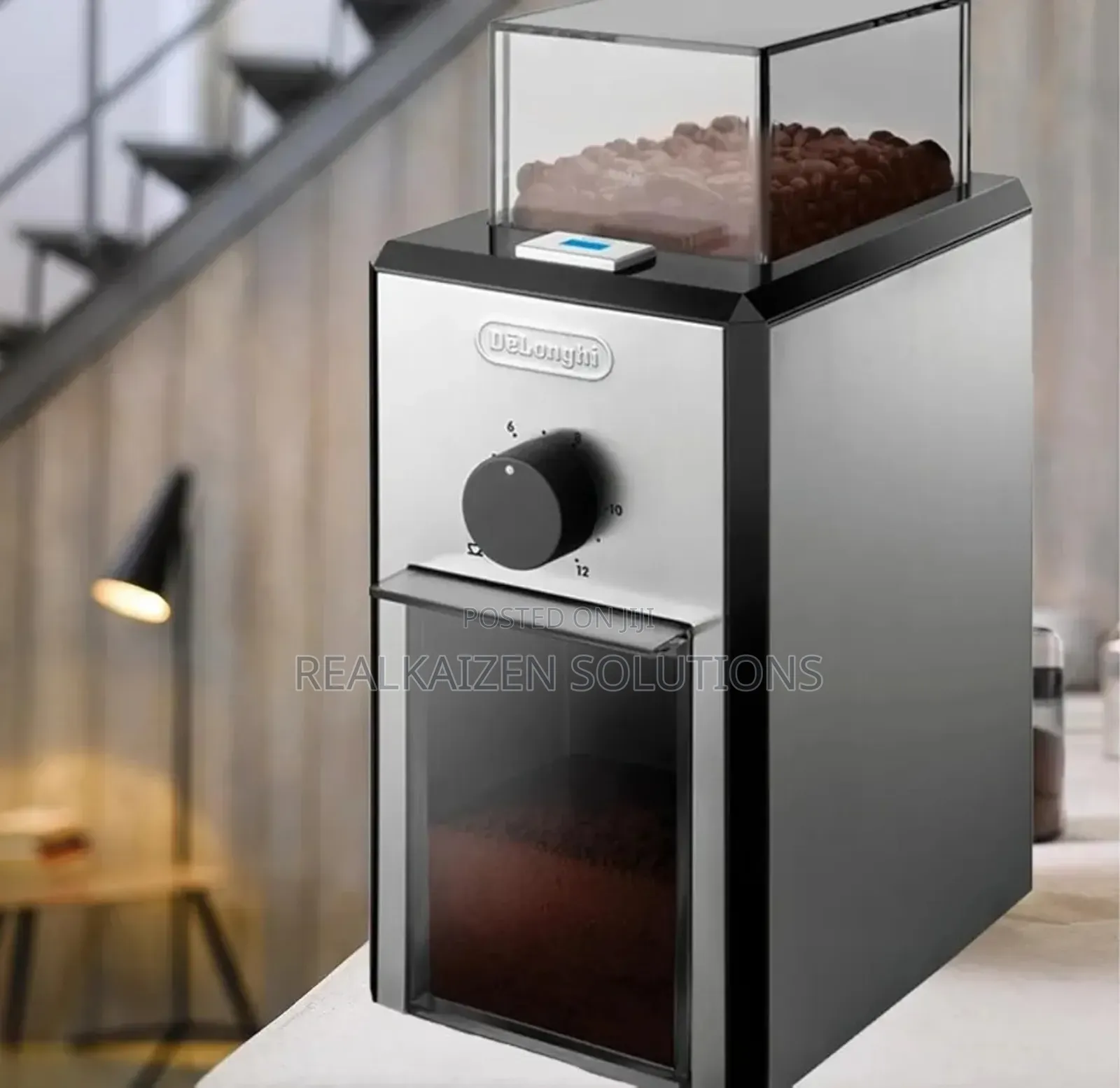 Italy De'longhi Burr Stainless Steel Blade Coffee Grinder 120g