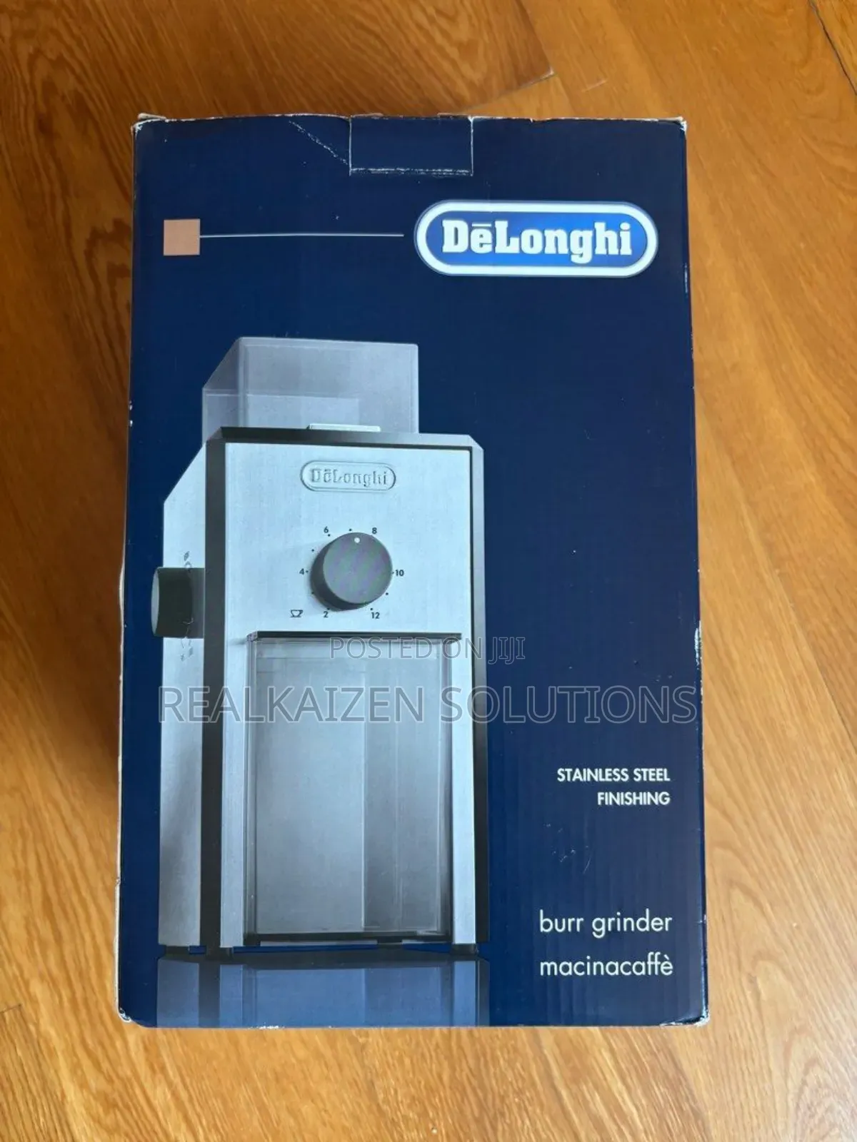 Italy De'longhi Burr Stainless Steel Blade Coffee Grinder 120g