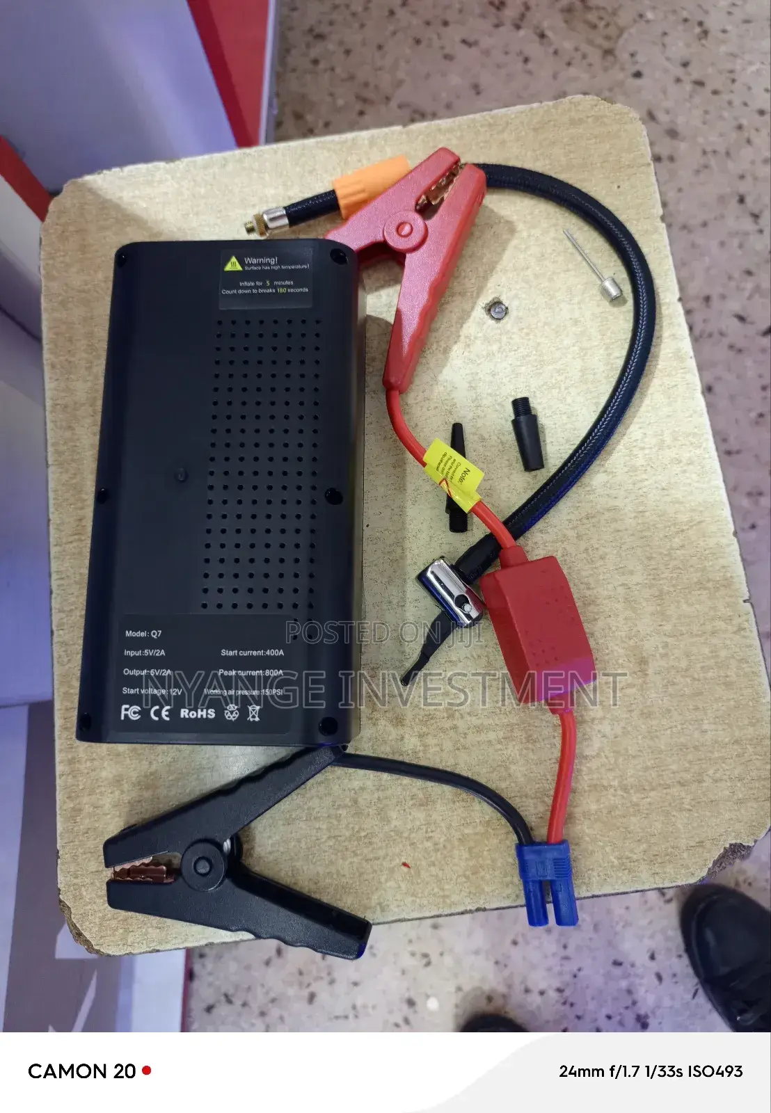 Car Jumper and Pressure Pump
