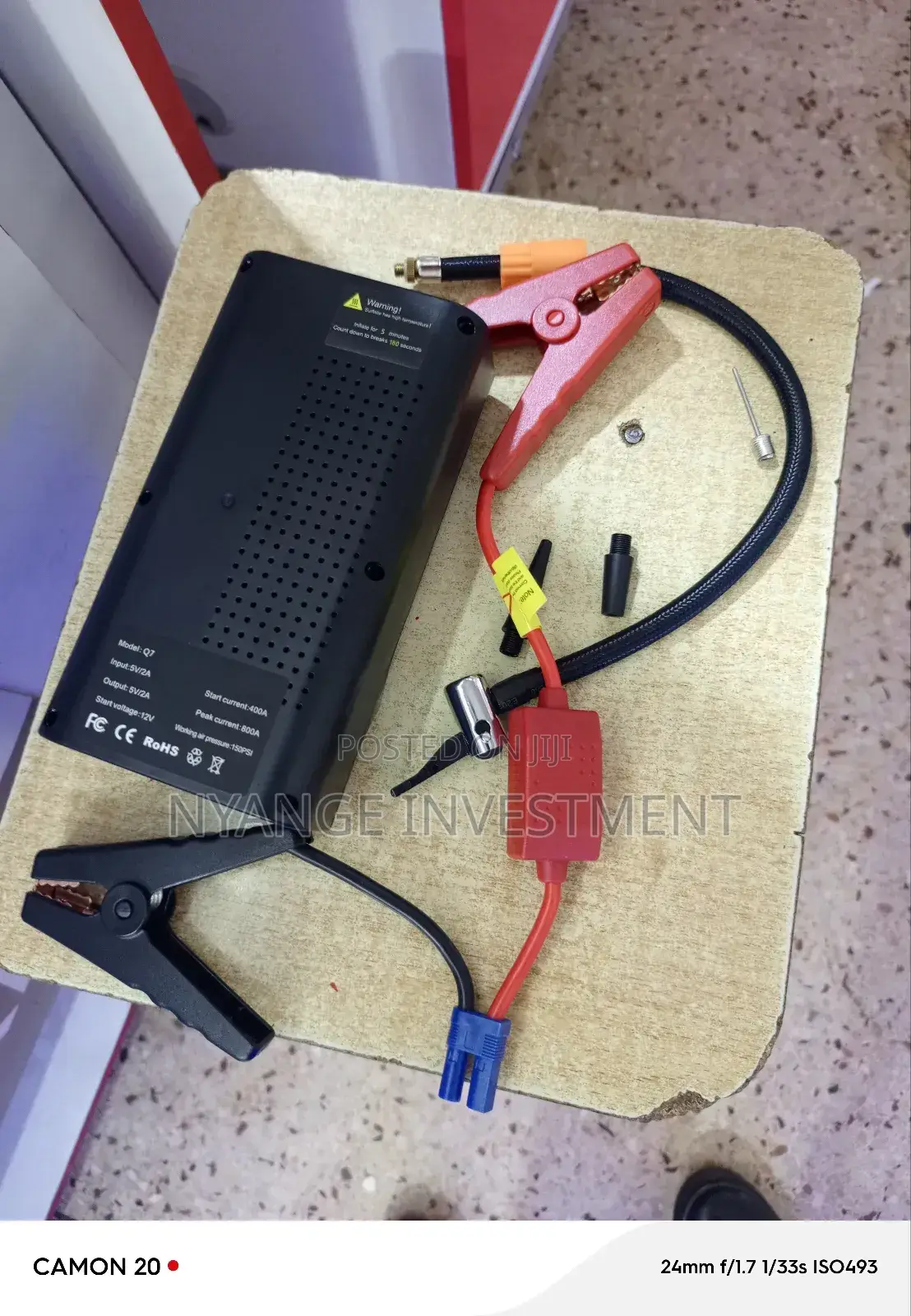 Car Jumper and Pressure Pump
