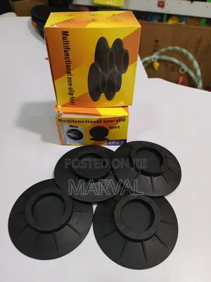 4pc Set of Anti-Vibration and Non-Slip Pads for Appliances.