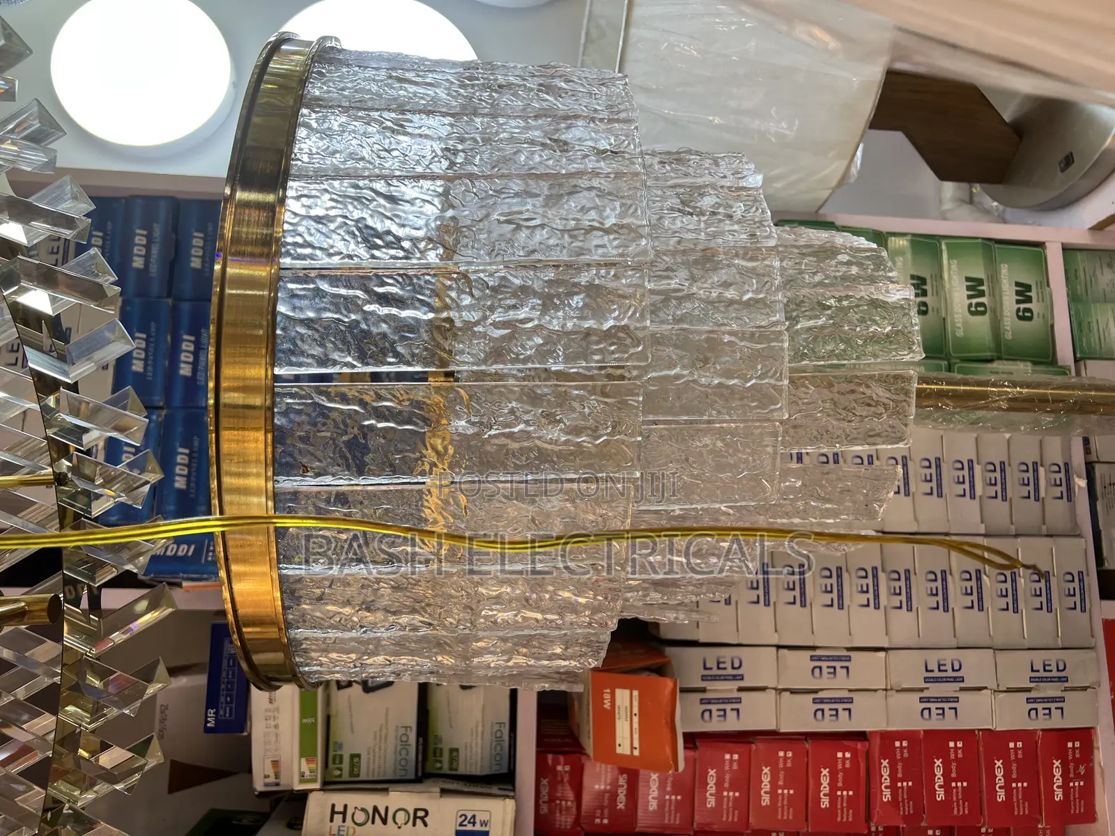 Glass Floor Lamp