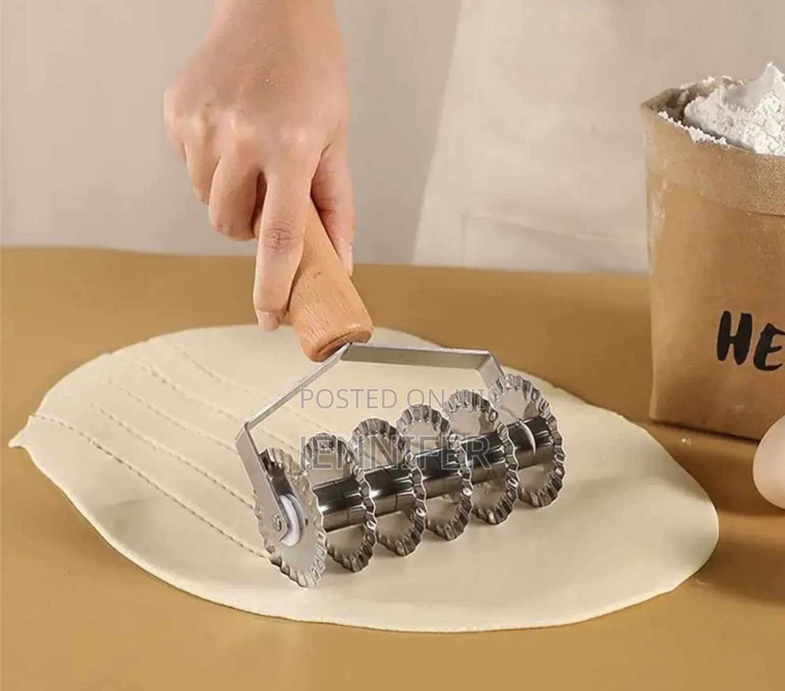 Stainless Steel Noodle Cutter Duddies and Pastry Roller Cutter