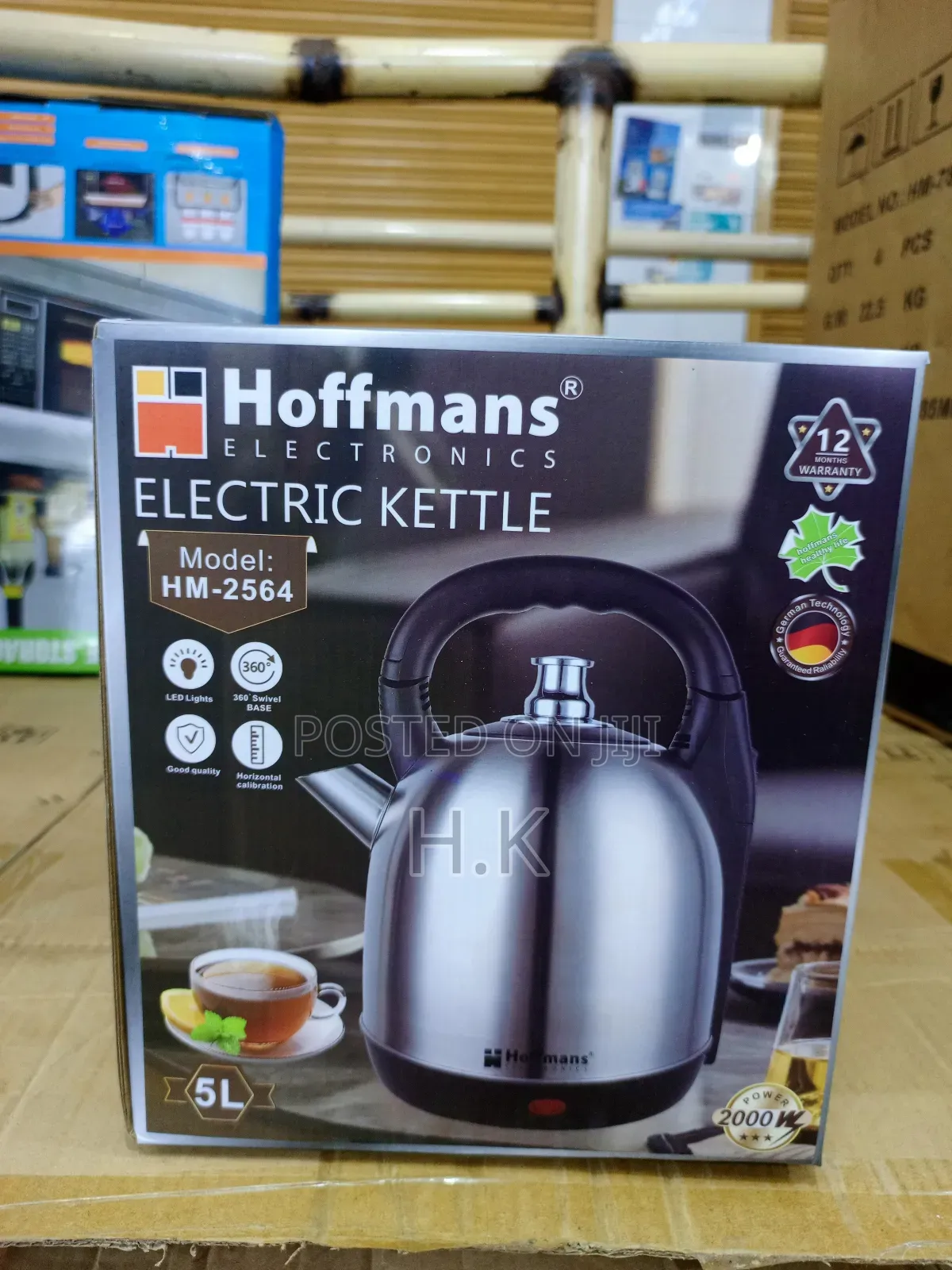 Hoffmans Electric Kettle, Model Hm-2564.