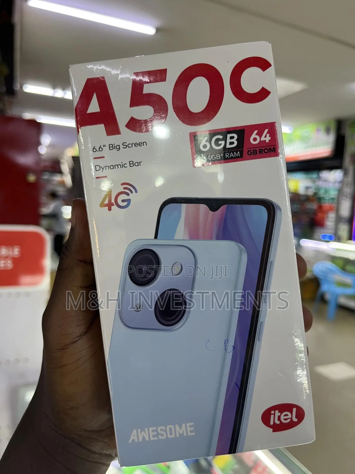 New Itel A50C 32 GB Black