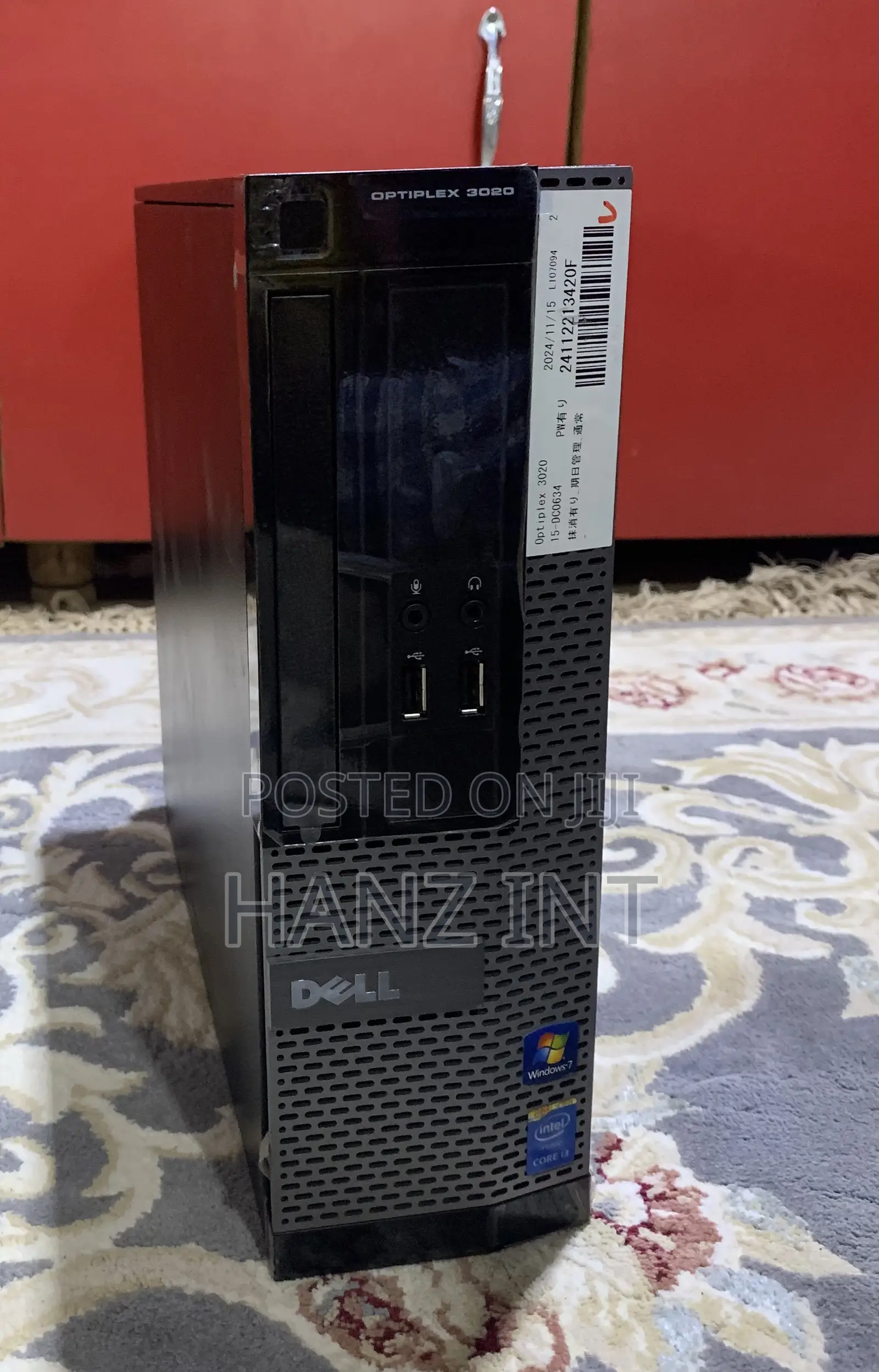 Desktop Computer Dell OptiPlex 3020 4GB Intel Core I5 HDD 500GB
