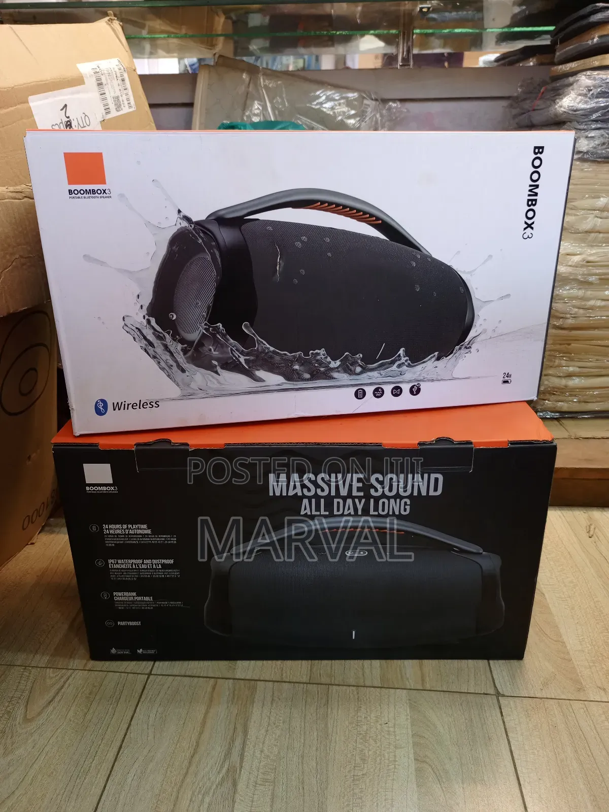 Boombox 3 Portable Bluetooth Speaker.